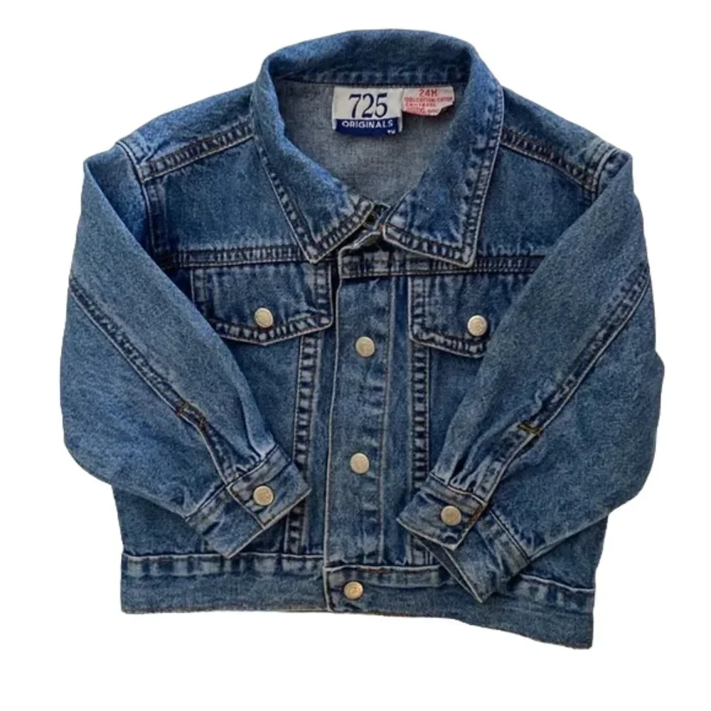 725 Originals Denim Jean Jacket 24 Months - Picture 8 of 9